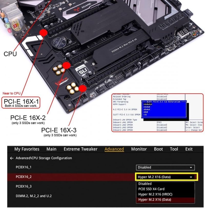 CY Adapter Dual MCIO 8i Mini Cool Edge IO SFF-TA-1016 to PCIE5.0 PCI-Express 16x VROC Adapter for Mainboard SSD Graphics Card - Image 2